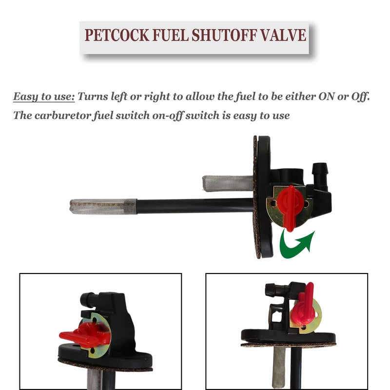 Dokili Petcock Fuel Shutoff Valve for 1993-2009 Polaris Scrambler Sportsman Magnum 7051006 - Image 4